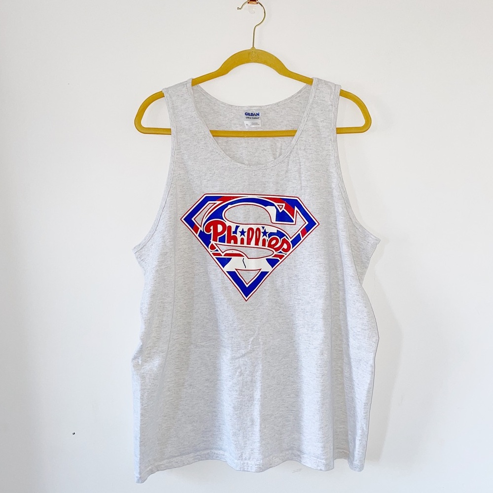 Phillies grey tank top - unisex